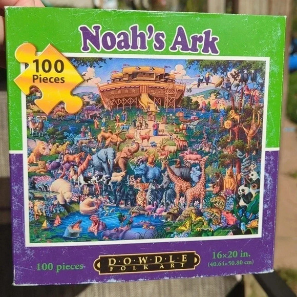 Noah's  Ark Puzzle 100pcs - Picture 1 of 7